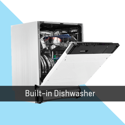 built in dishwasher